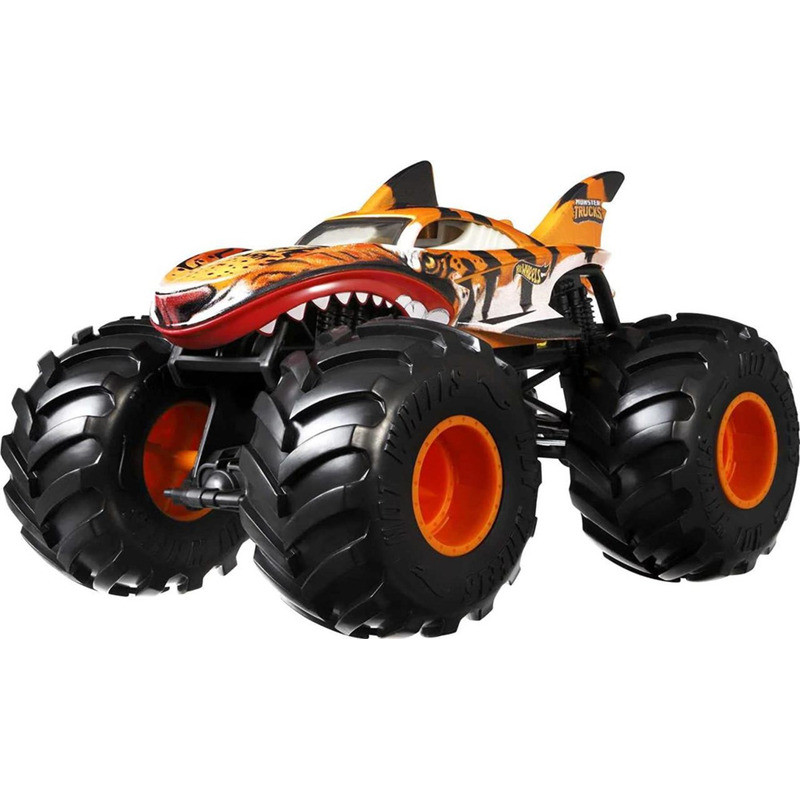 Coche Teledirigido Hot Wheels Monster Trucks Tiger Shark