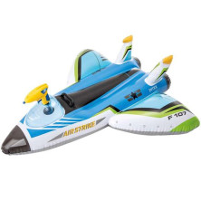 Figura hinchable Intex Avion con lanzador de agua 117 cm