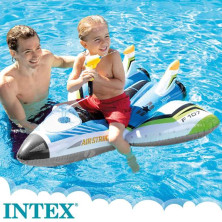 Figura hinchable Intex Avion con lanzador de agua 117 cm